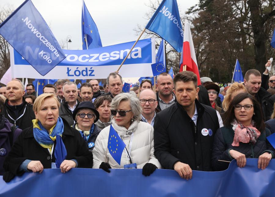 Marsz dla Europy w Warszawie