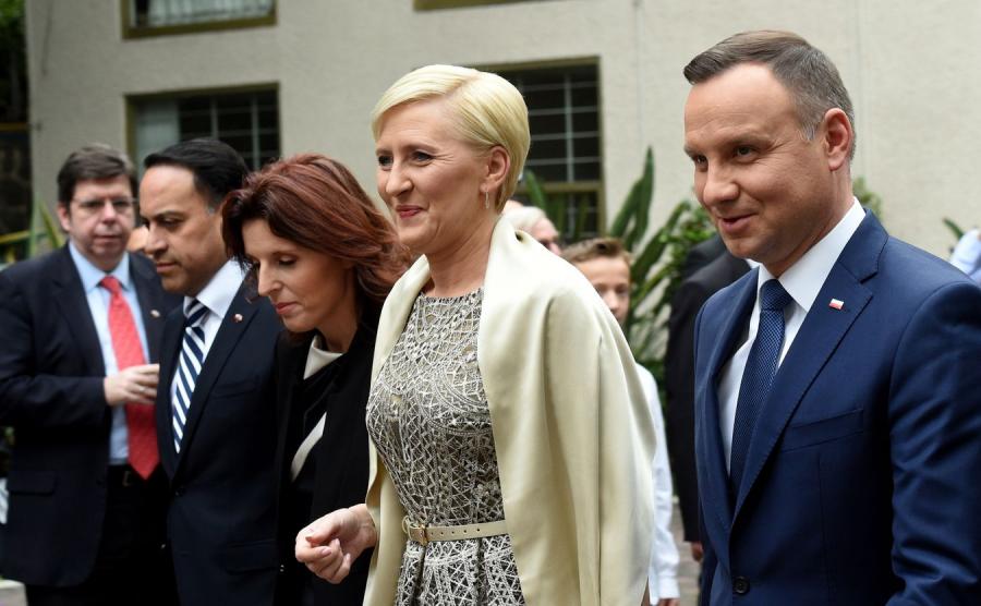 Agata Kornhauser-Duda i prezydent Andrzej Duda