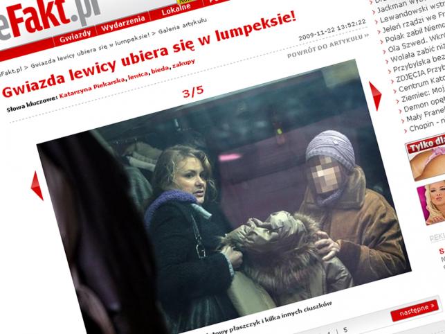 Gwiazda lewicy buszuje w lumpeksie