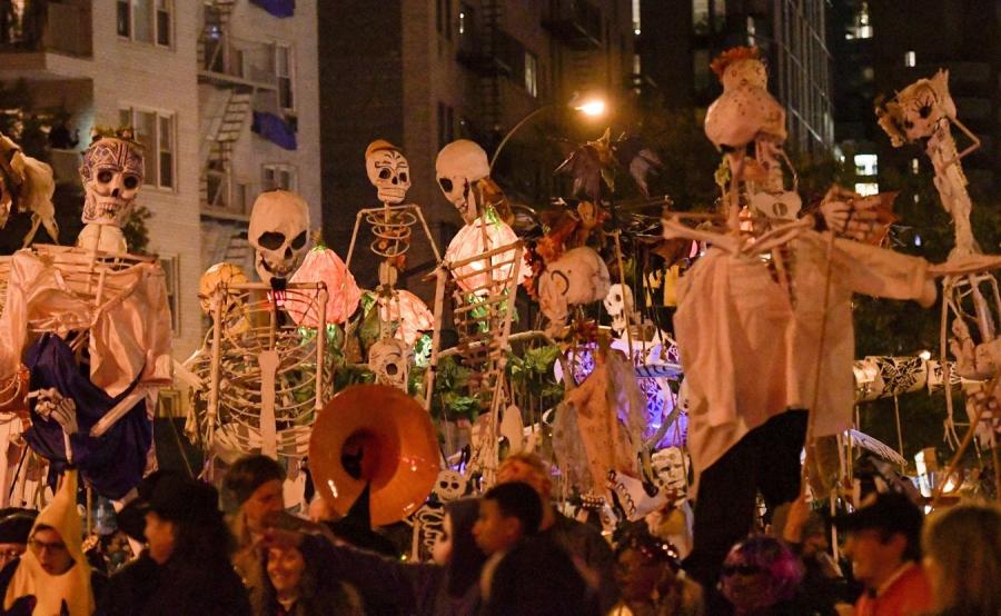 Parada z okazji Halloween w Nowym Jorku