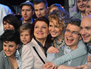 Drużyna z Zielonej Góry z Urszulą Dudziak