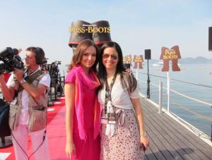 Anna Wendzikowska w sukience Blessus na festiwalu filmowym w Cannes 2011