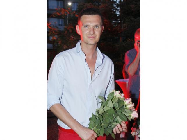 Maciej Zień na otwarciu restauracji Biała Gęś