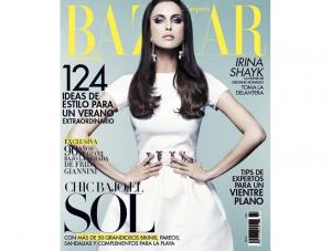 Irina Shayk na okładce „Harpers Bazaar Mexico”
