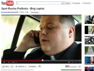 Kadr ze spotu "Bóg zapłać"