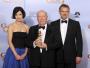 Najlepszy film telewizyjny lub miniserial: "Downton Abbey" (Julian Fellowes, Elizabeth McGovern i Hugh Bonneville)