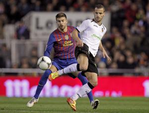 Roberto Soldado i Gerard Pique