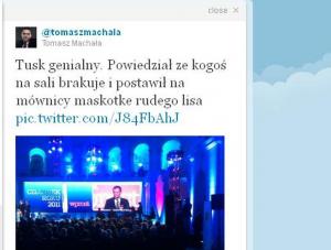 Tomasz Machała na Twitterze