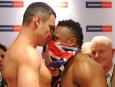 Witalij Kliczko i Dereck Chisora