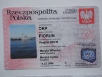 Osiemnastoletni, ale nadal groźny. ORP "Piorun" otrzymał dowód osobisty