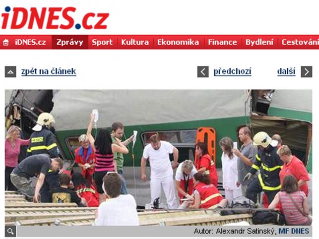 Katastrofa polskiego pociągu w Czechach