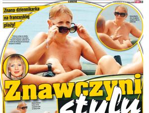 "Fakt": Gwiazda telewizji nie wstydzi się swojego ciała