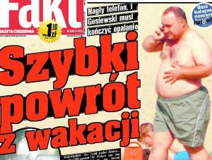 Telefon przerwał wakacje Przemysława Gosiewskiego