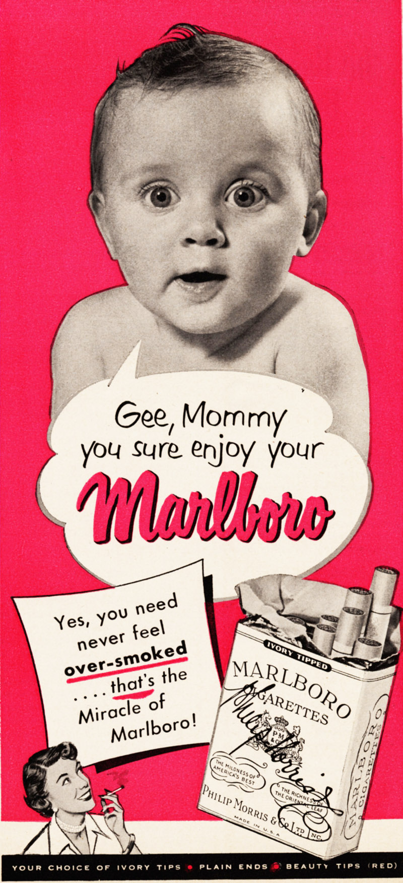 Papierosy "Marlboro", rok 1951