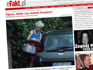 Szokująca fryzura Figury