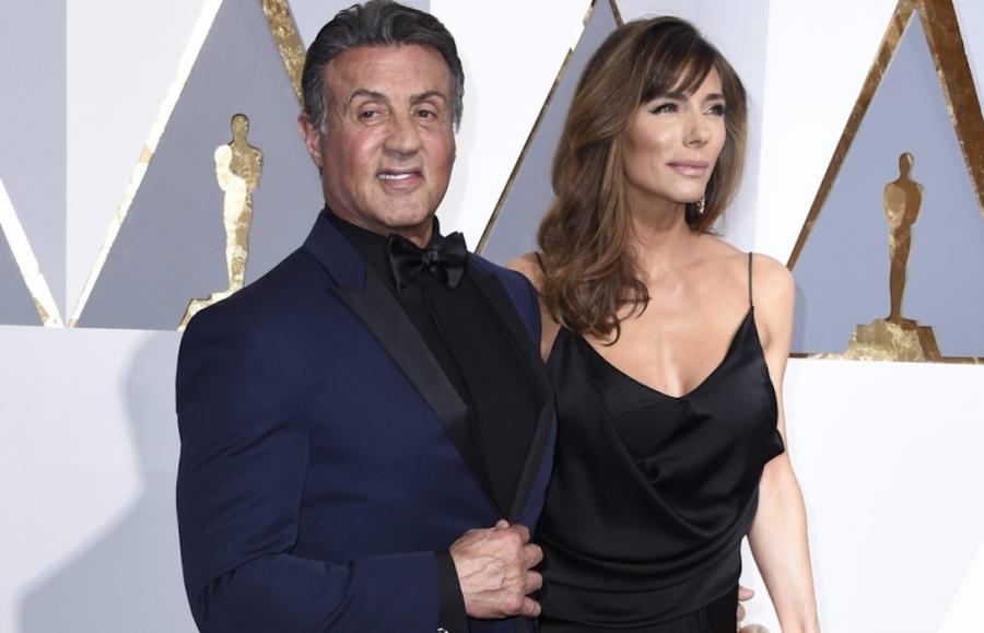 Najwięksi przegrani Oscarów 2016: Sylvester Stallone (z żoną Jennifer Flavin)
