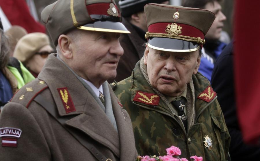 Marsz weteranów Waffen-SS w Rydze