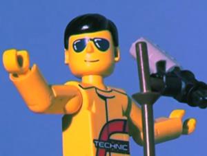 Jackson jak żywy, ale z klocków Lego