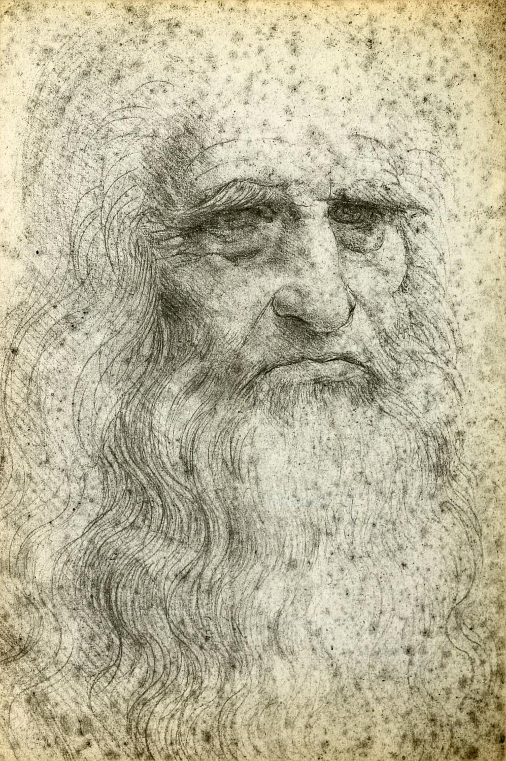 Znalezione obrazy dla zapytania autoportret leonarda da vinci