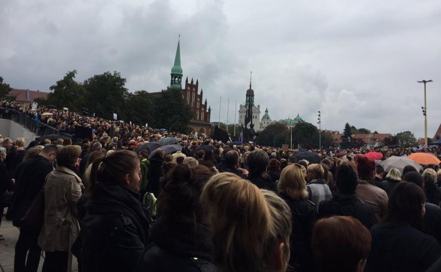 Protest w Szczecinie