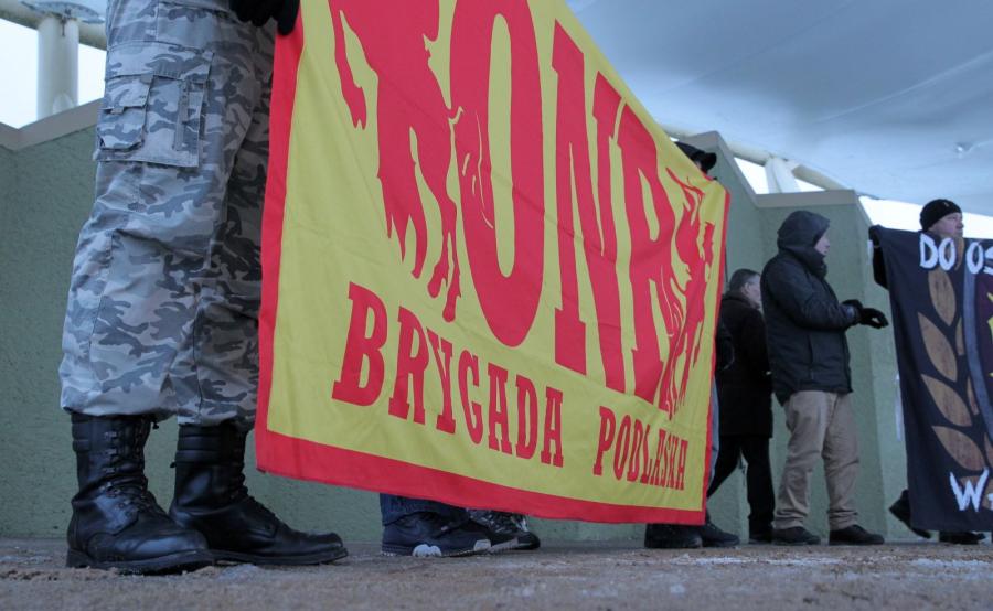 EŁK PO ZABÓJSTWIE I ZAMIESZKACH. NARODOWCY MANIFESTUJĄ
