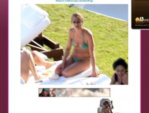 Była Brada Pitta wygrzewa się w bikini